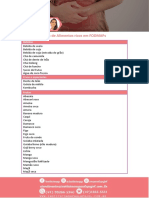 Alimentos ricos em FODMAPs