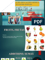 Escuela de Educación Básica Eugenio Espejo: Fruits and Numbers