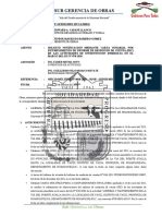 Solicito notificación notarial por incumplimiento de subsanación de observaciones