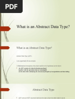 What Is An Abstract Data Type?