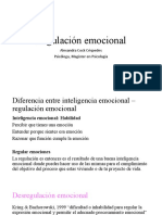 Regulación Emocional: Alexandra Cock Céspedes Psicóloga, Magister en Psicología