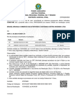 Poder Judiciário Justiça Federal Tribunal Regional Federal Da 1 Região Certidão Judicial Cível