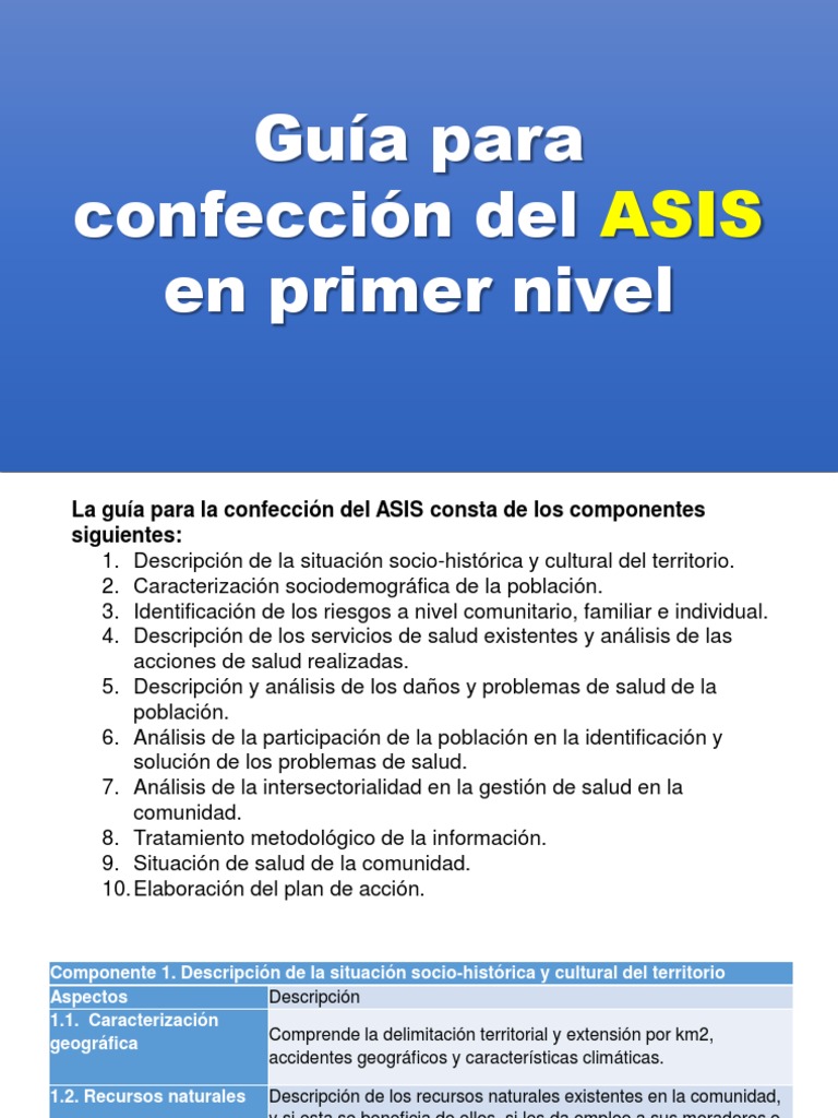 Guía para el ASIS en Primer Nivel | PDF | Relaciones personales ...