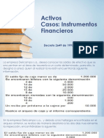 Activos Casos: Instrumentos Financieros: Decreto 2649 de 1993 y Bajo Niif