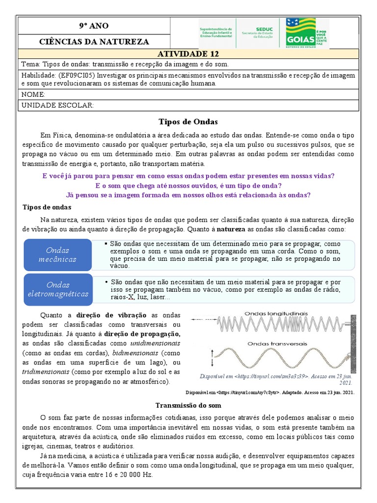 Ondas eletromagnéticas - O que são, tipos, características e como calcular, image size:768x1024