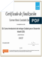 Certificado de Participación (CARMEN)