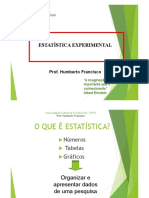 Estatística Experimental: Prof. Humberto Francisco