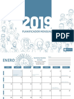 Calendario Planificador 2019