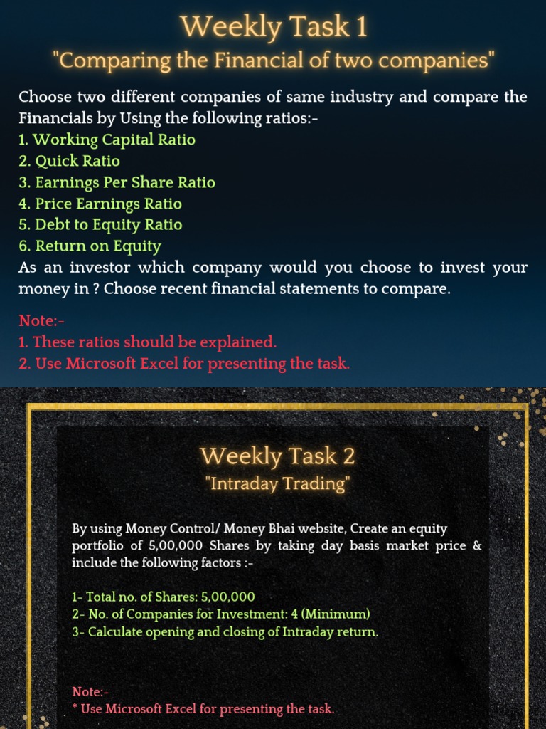 Compare Financials Of Two Companies