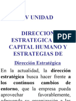 Iv Unidad Direccion Estrategica Del Capital Humano Y Estrategias de RRHH