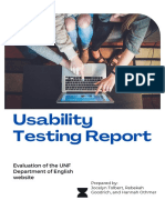 Usability Testing Report Final