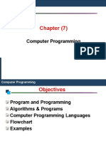 Chapter (7) : Computer Programming