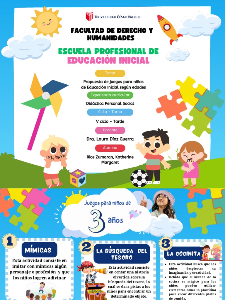 Propuestas de Juegos para Educación Inicial | PDF | Educación de la ...