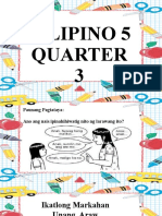 Filipino 5 Quarter 3