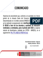 Comunicado-Bono 950