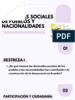 Demandas Sociales de Pueblos y Nacionalidades