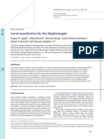 Local Anesthetics For The Nephrologist