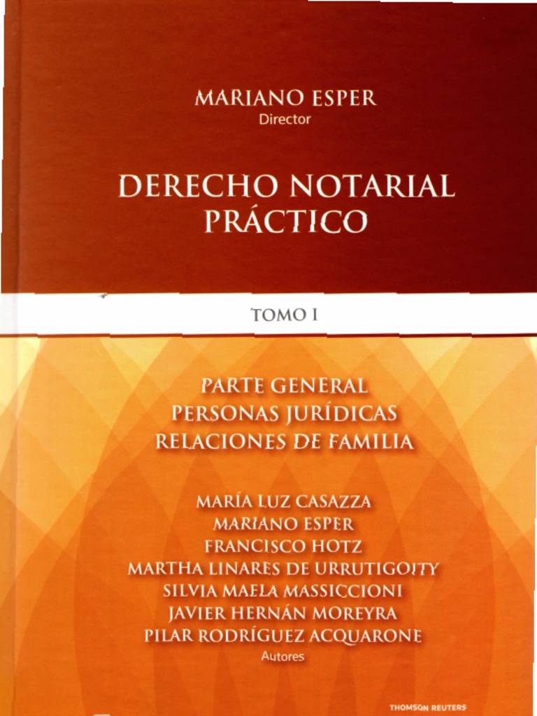 Derecho Notarial Práctico Indice General PDF Ley común Derecho
