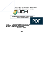 Universidad de Huanuco Facultad de Ciencias Empresariales Programa Académico de Contabilidad Y Finanzas