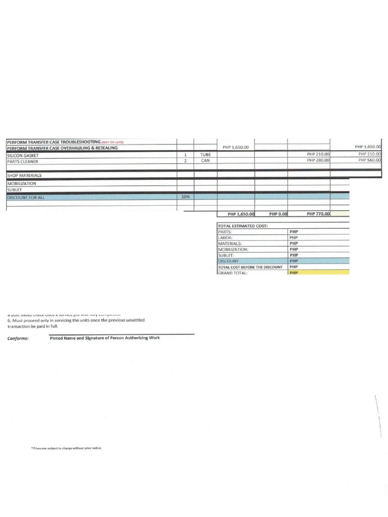 010422 Maple For Transfer Case Resealing & Parts Replacement