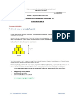 Travaux Dirigés 3: Probleme1: Mur en Forme de Pyramide