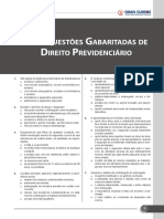 100 Questoes Gabaritadas de Direito Prev