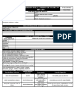 Formato para Analisis de Trabajo Seguro: DPL Construcciones Y Acabados S.A.S