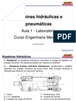 Máquinas Hidráulicas e Pneumáticas: Aula 1 - Laboratório Curso Engenharia Mecânica
