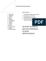 Silakan Dicermati, Jika Ada Perbaikan Silakan Menyesuaikan: Perjanjanjian Kerja Sama