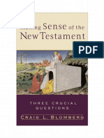 Dar Sentido Al Nuevo Testamento-Tres Preguntas cruciales-CRAIG L. BLOMBERG