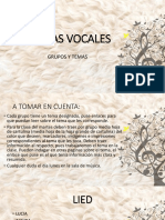 Formas Vocales