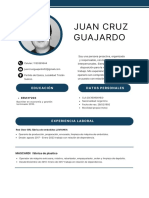 Juan Cruz Guajardo: Educación Datos Personales