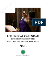 Liturgical Calendar: United States of America