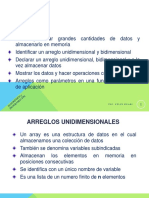 Arreglos Unidimensionales