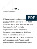 El Carnero: Crónica Histórica