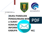 BUKU PANDUAN PENGGUNAAN WEBSITE E-Surat