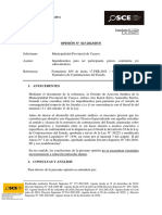 Opinión 027-2023-DTN - MUN PROV YAUYOS - Impedimentos para Ser Participante - Postor - Contratista - Subcontrat PDF