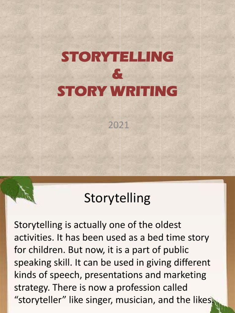 Storytelling Techniques for Presentations | PDF | Storytelling | Narration