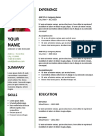 Dalston Resume Green Letter