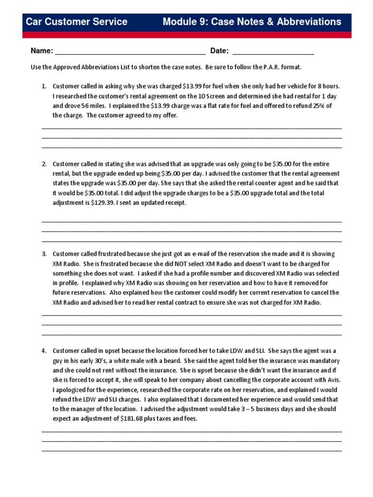 Module 9 Case Note & Abbreviations PDF Renting Economies