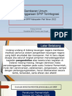 Gambaran Umum Penyelenggaraan SPIP Terintegrasi: Sosialisasi SPIP Kabupaten Pati Tahun 2022