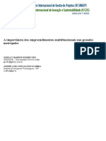 A Importância Dos Empreendimentos Multifuncionais Nas Grandes Metrópoles