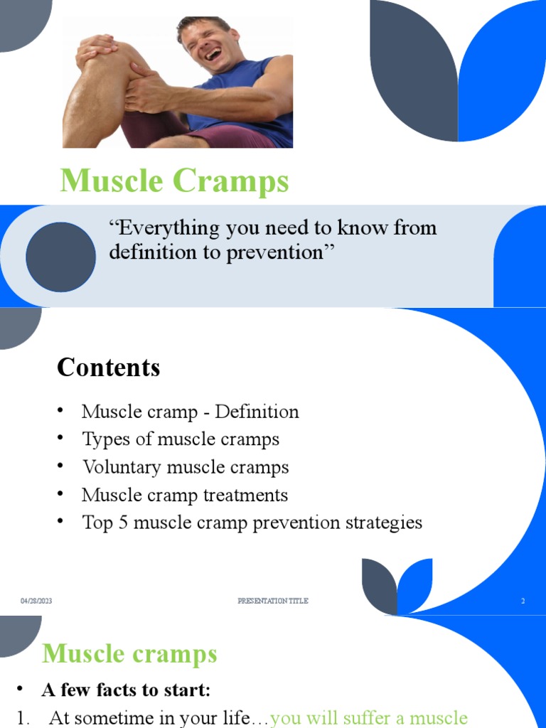 Muscle Cramps | PDF | Skeletal Muscle | Causes Of Death