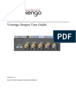 Voxengo Beeper User Guide en