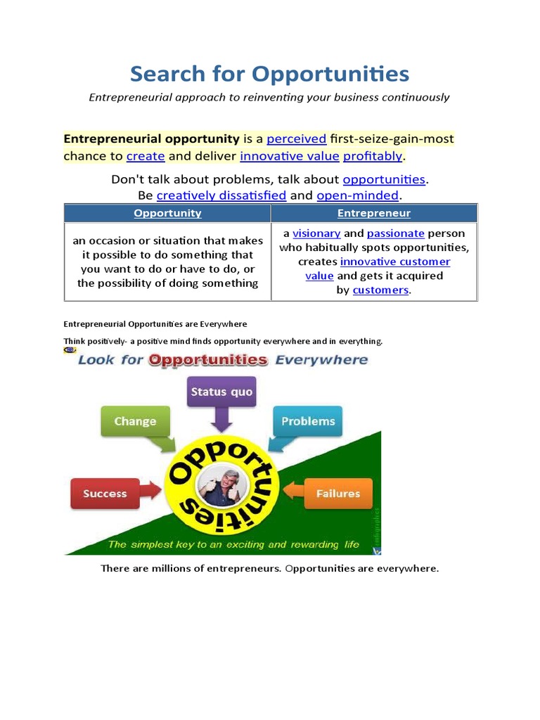 Turning Problems into Opportunities: A Framework for Continuous ...