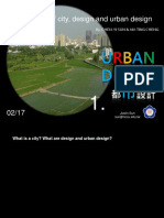 Introduction of City, Design and Urban Design: U A D I