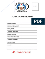 Form Isian Calon Karyawan Baru