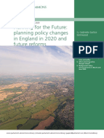 Planning For The Future: Planning Policy Changes in England in 2020 and Future Reforms