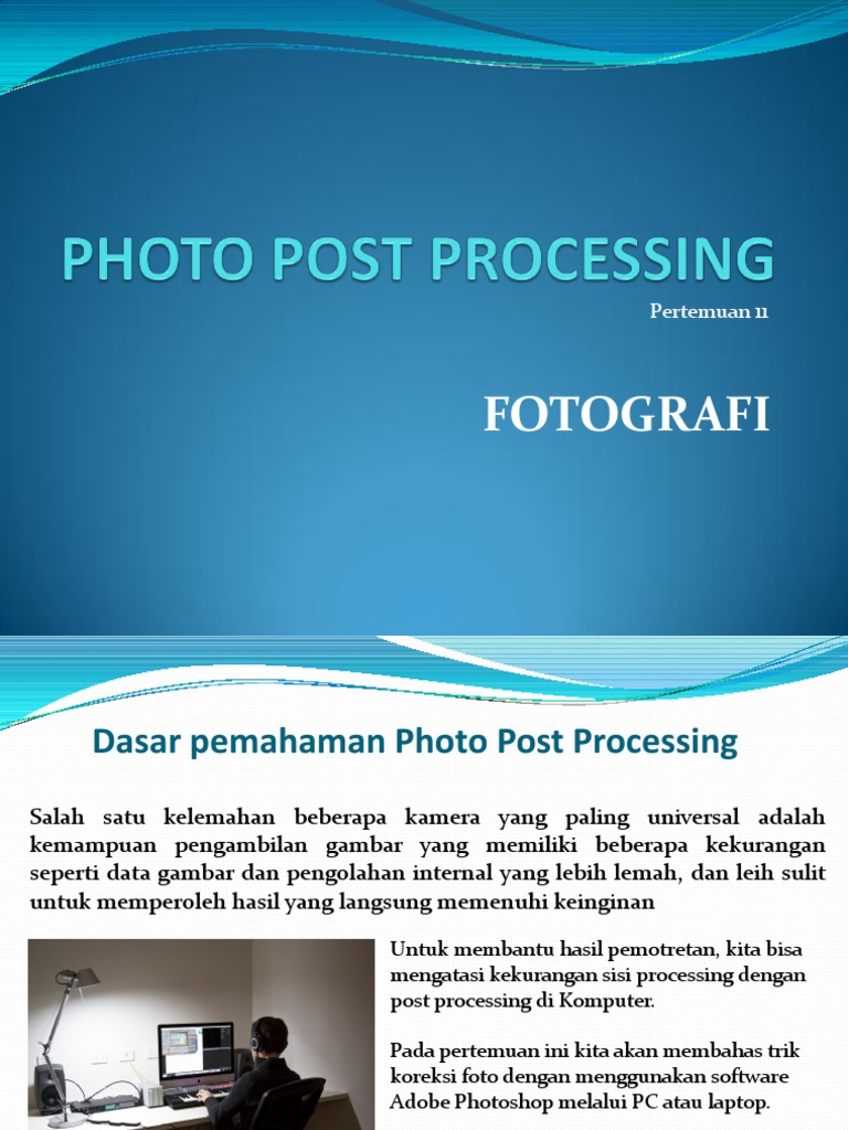 Dasar Photo Post Processing di Photoshop | PDF