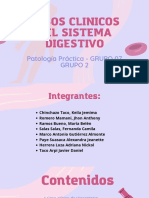 Casos Clinicos Del Sistema Digestivo: Patología Práctica - GRUPO 07 Grupo 2